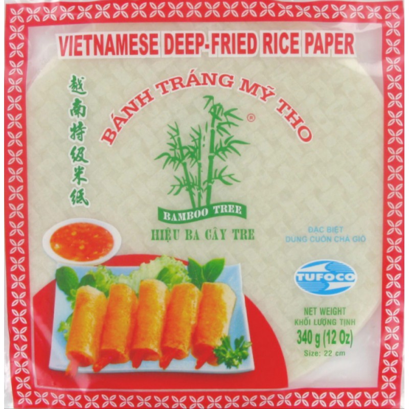 BAMBOO TREE Vietnamese Deep-Fried Rice Paper  22cm 340g