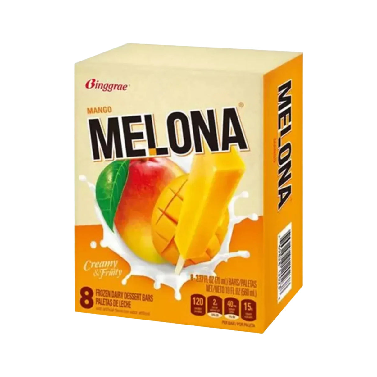 Frozen BINGGRAE Melona Mango Ice Bar 560ml