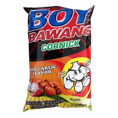 Dark Slate Gray BOY BAWANG Cornick Hot Garlic Flavour 100g