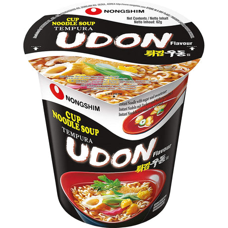 Black NONGSHIM Udon Cup 62g