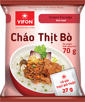 VIFON Instant Porridge With Beef 70g