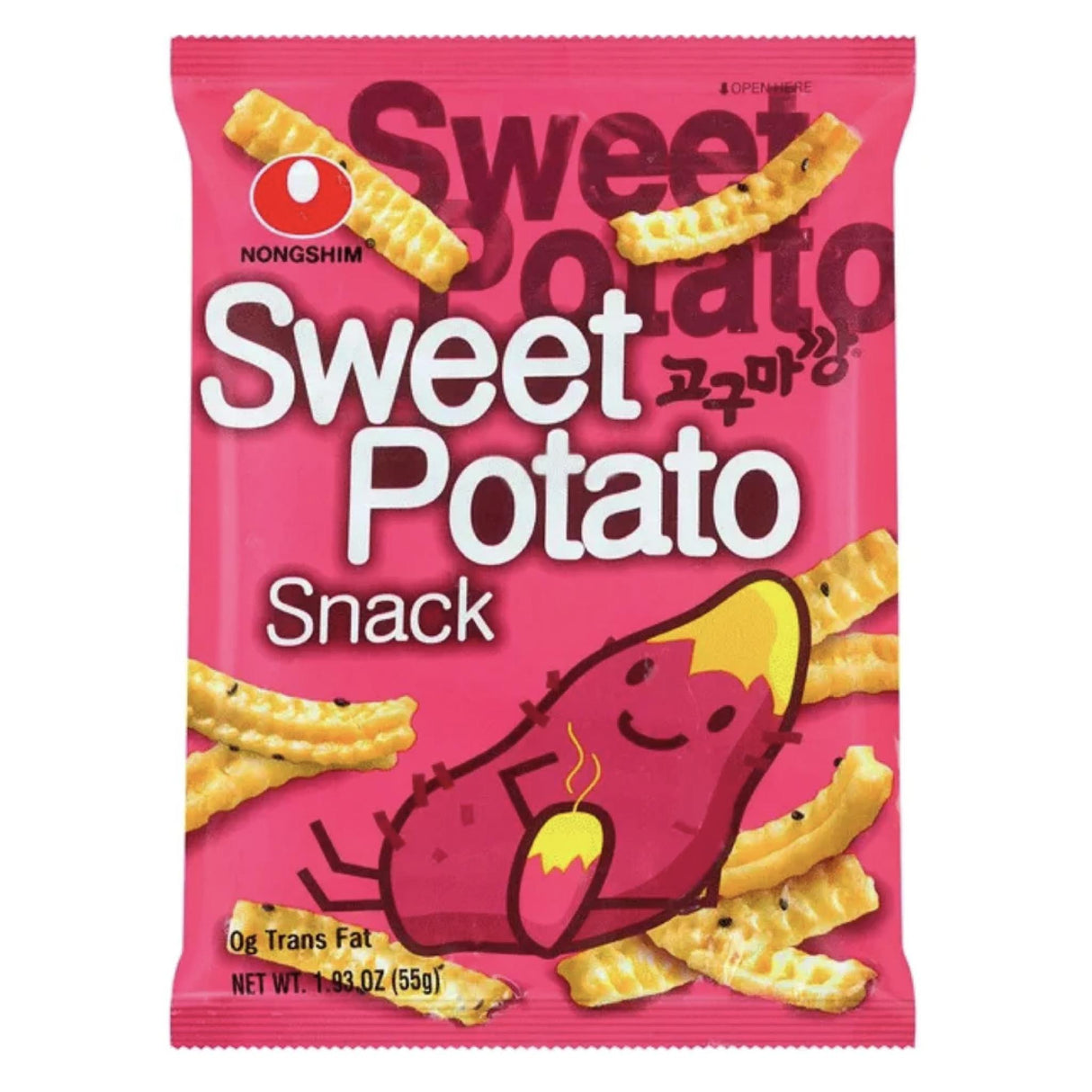 Maroon NONGSHIM Sweet Potato Snack 55g