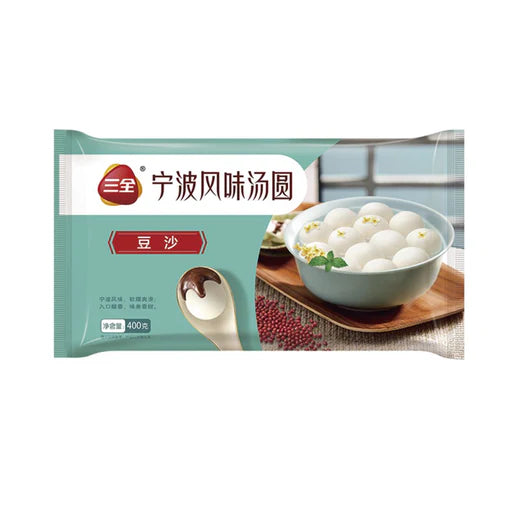 Frozen SAN QUAN Glutinous Rice Balls Filled With Red Bean Paste 400g