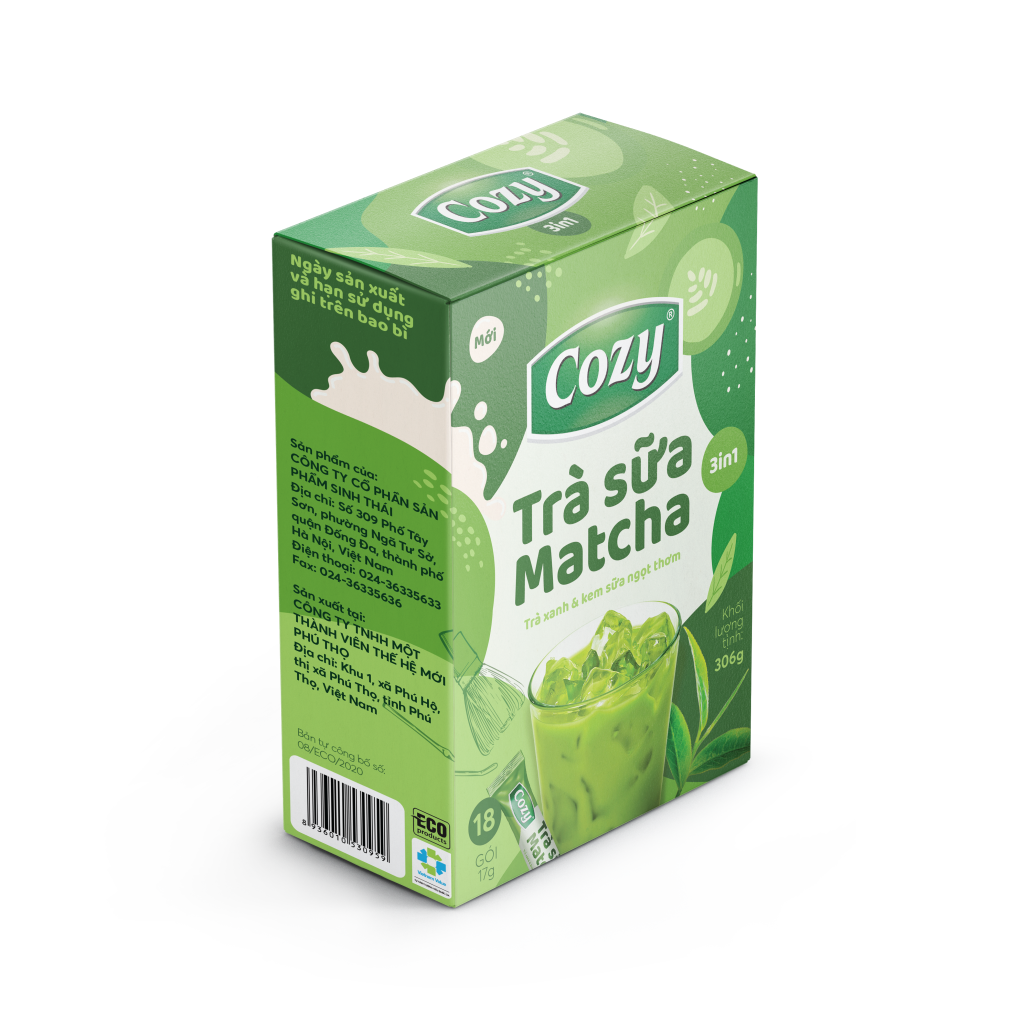 COZY Tra Sua Matcha 306g