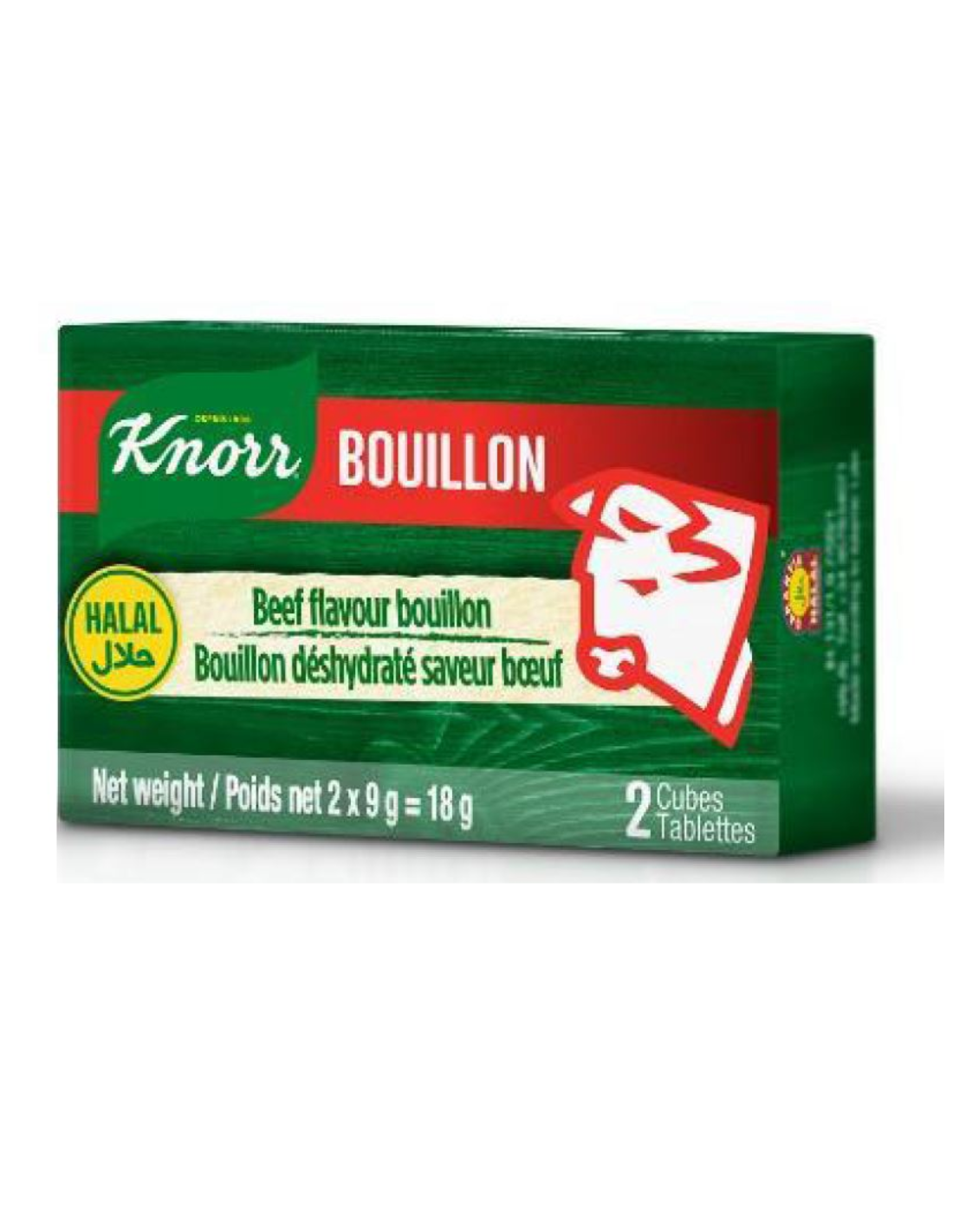 KNORR Beef Flavour Bouillon Halal 18g