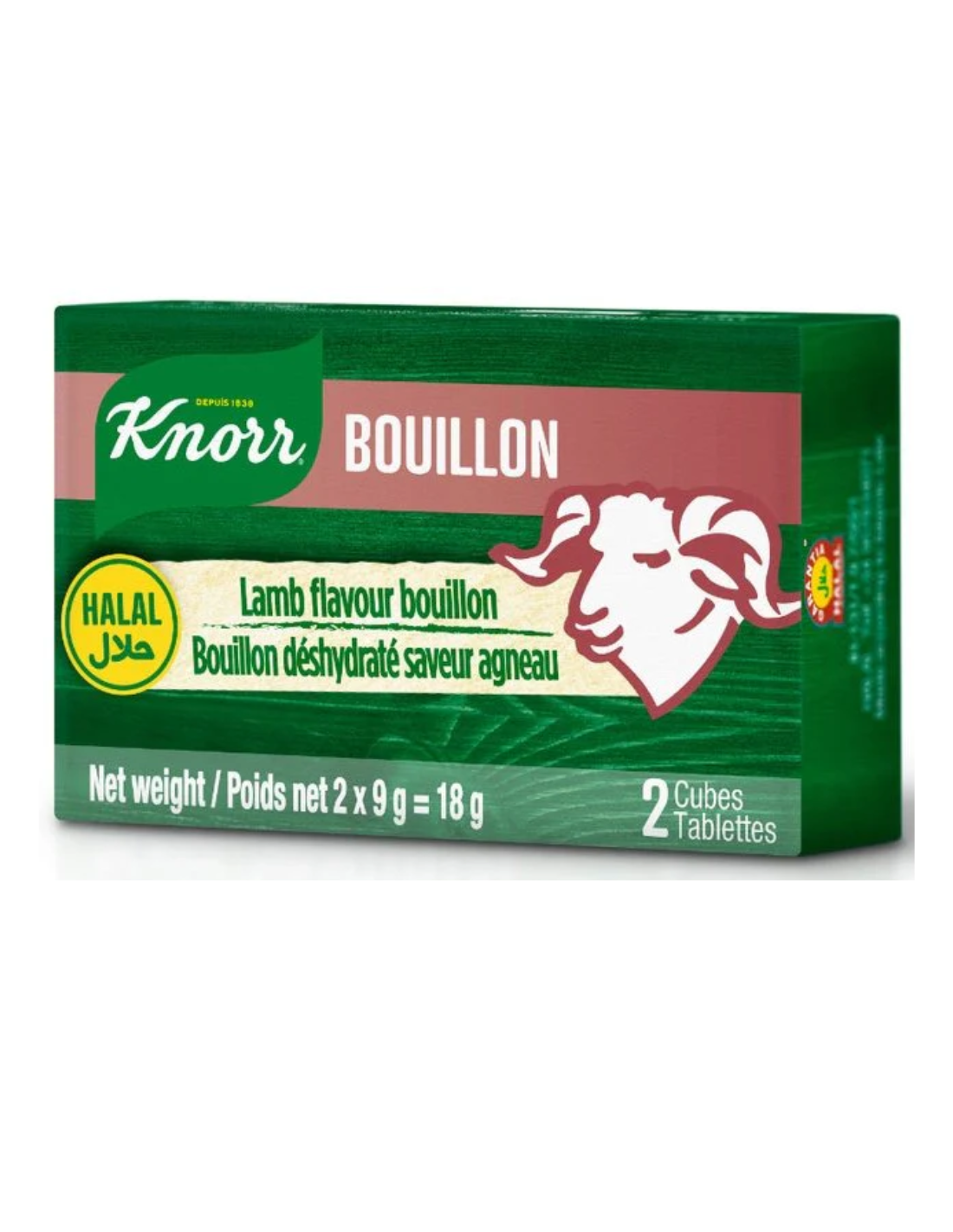 KNORR Lamb Flavour Bouillon Halal 18g