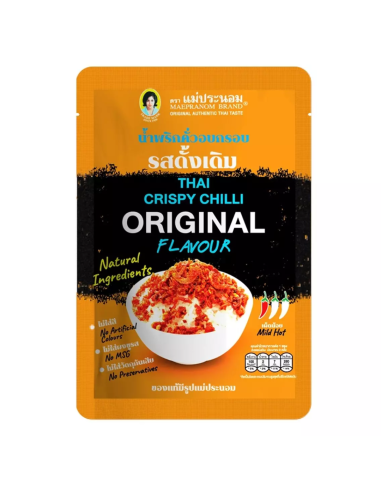 MAEPRANOM Thai Crispy Chilli Topping Origingal 20g