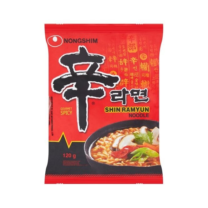 Dark Slate Gray NONGSHIM Shin Hot spicy Ramyun 120g