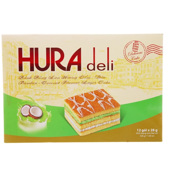 HURA DELI Coconut Layer Cake 12x28g