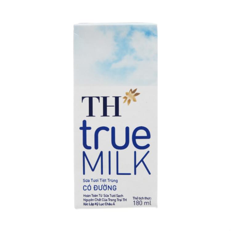 TH True MILK Sweetened 180ml