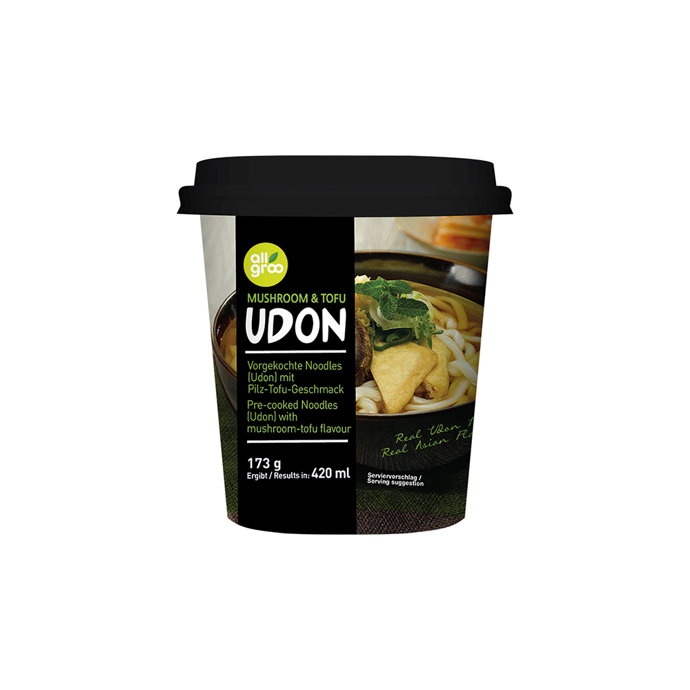 ALLGROO Udon Mushroom & Tofu 173g