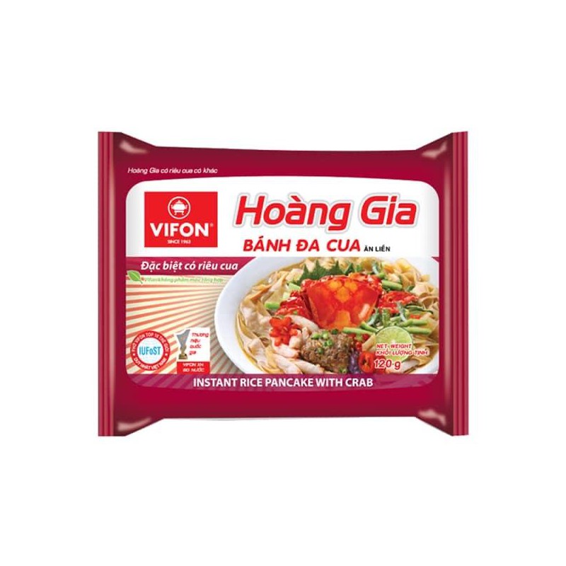 VIFON HOANG GIA Instant Brown Rice Noodles With Crab 120g