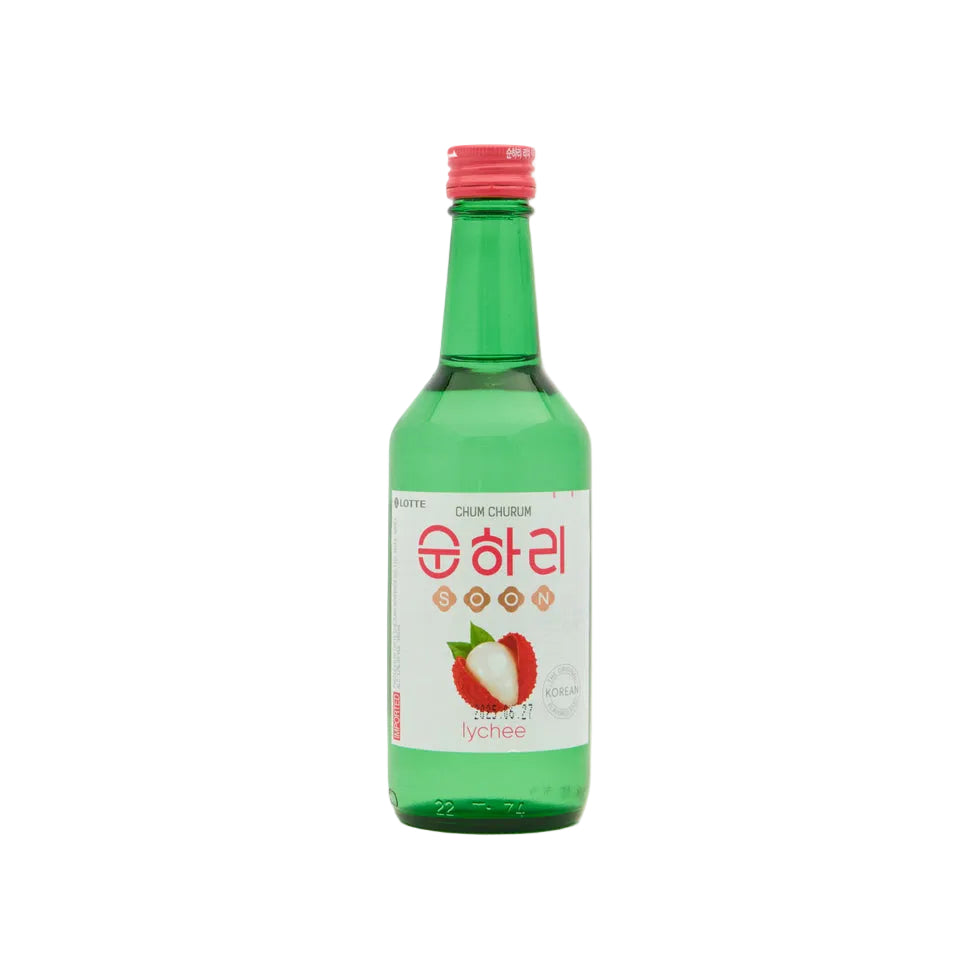 LOTTE Chum Churum Soju Lychee 12% Alc 350ml