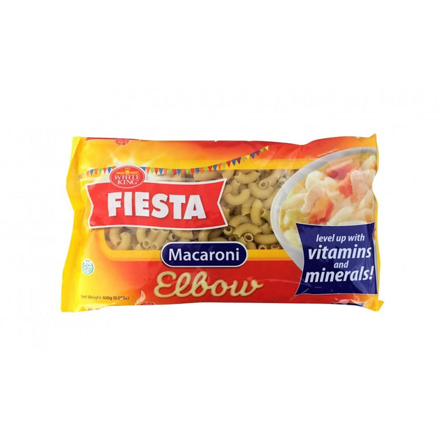 Sandy Brown WHITE KING Fiesta Macaroni Elbow 400g