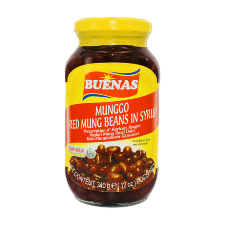Goldenrod BUENAS Red Mung Beans in Syrup 340g
