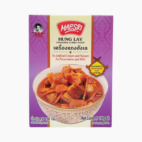 Maroon MAESRI Hung Lay Changmai Curry Paste 100g