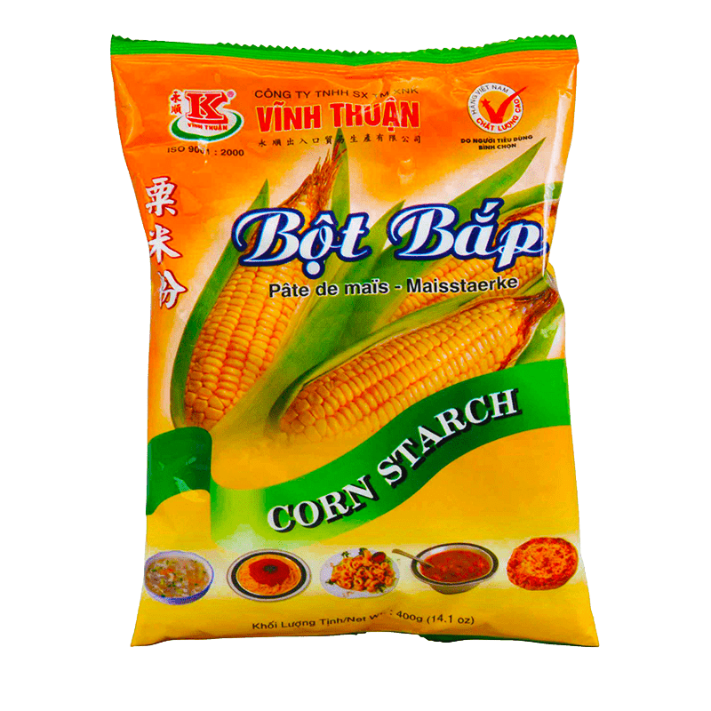 Dark Orange VINH THUAN Corn Starch Bot Bap 400g