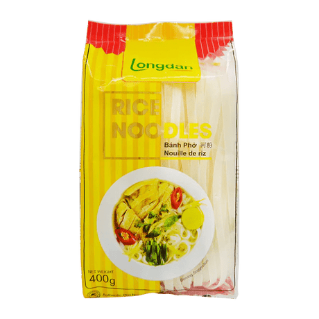 Goldenrod LONGDAN Rice Noodles Banh Pho 8mm 400g