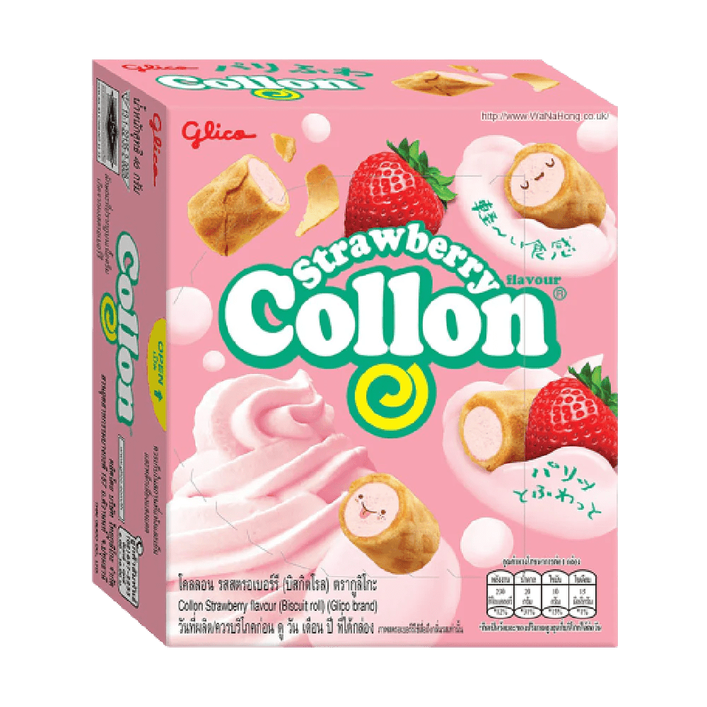 Light Pink GLICO Collon Strawberry Flavour 46g