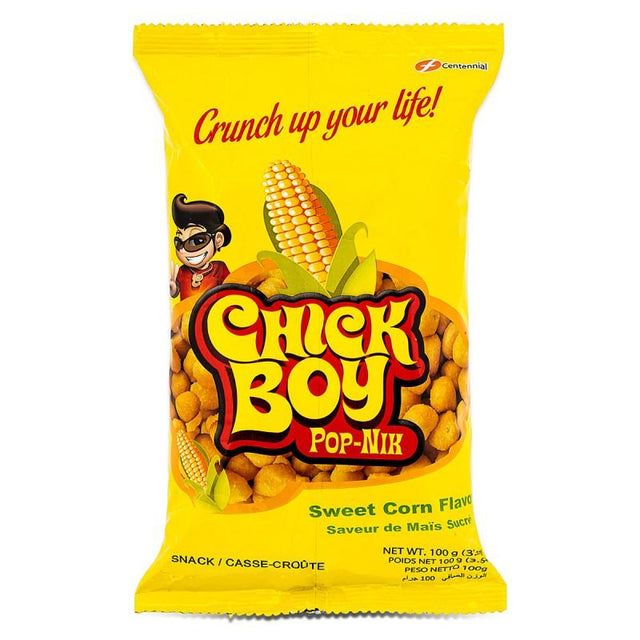 Gold CENTENNIAL CHICK BOY Pop Nik Sweet Corn Flavour 100g