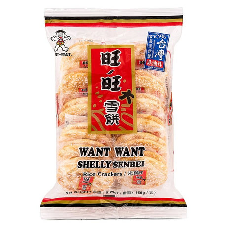 Bisque WANT WANT Shelly Senbei Rice Crackers 150g