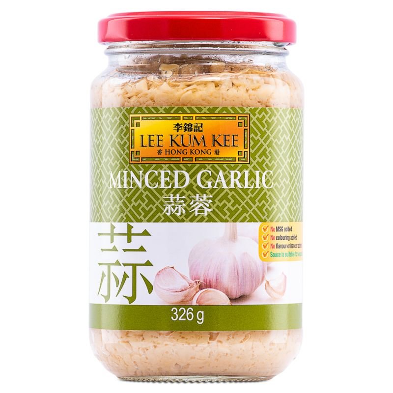 Light Gray LEE KUM KEE Minced Garlic 326g