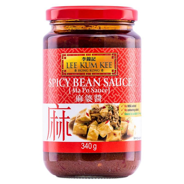 Brown LEE KUM KEE Spicy Bean Sauce (Ma Po Sauce) 340g