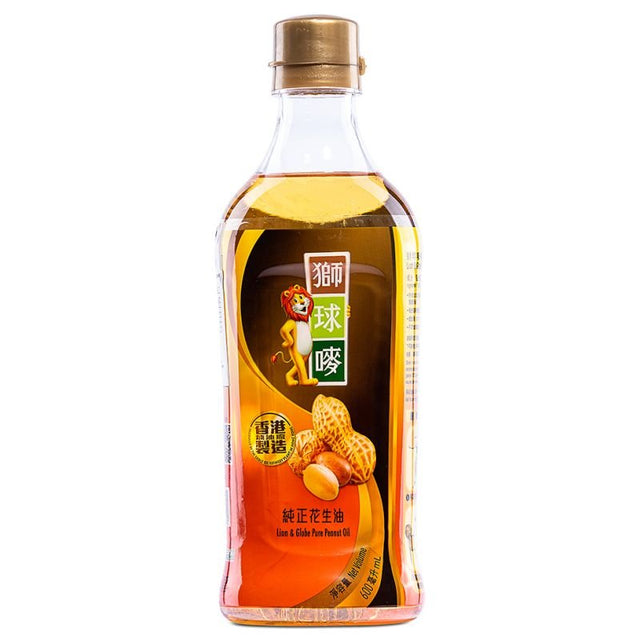 Black LION & GLOBE Pure Peanut Oil 600ml