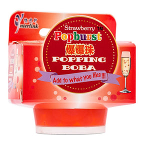 Firebrick POPBURST Popping Boba - Strawberry 130g
