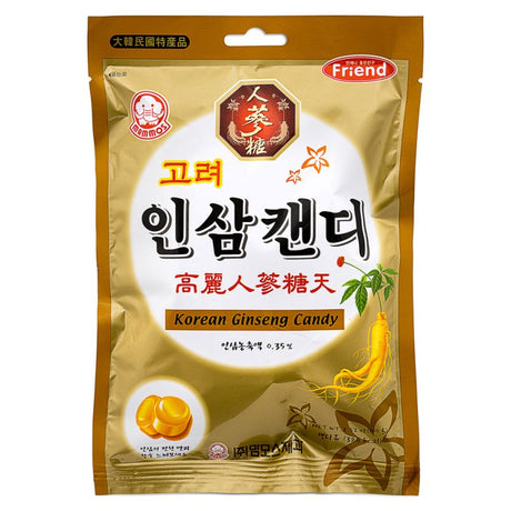 Dark Goldenrod MAMMOS FRIEND Korean Ginseng Candy 100g