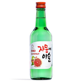 Light Gray JINRO CHAMISUL Grapefruit 360ml 13% Alc
