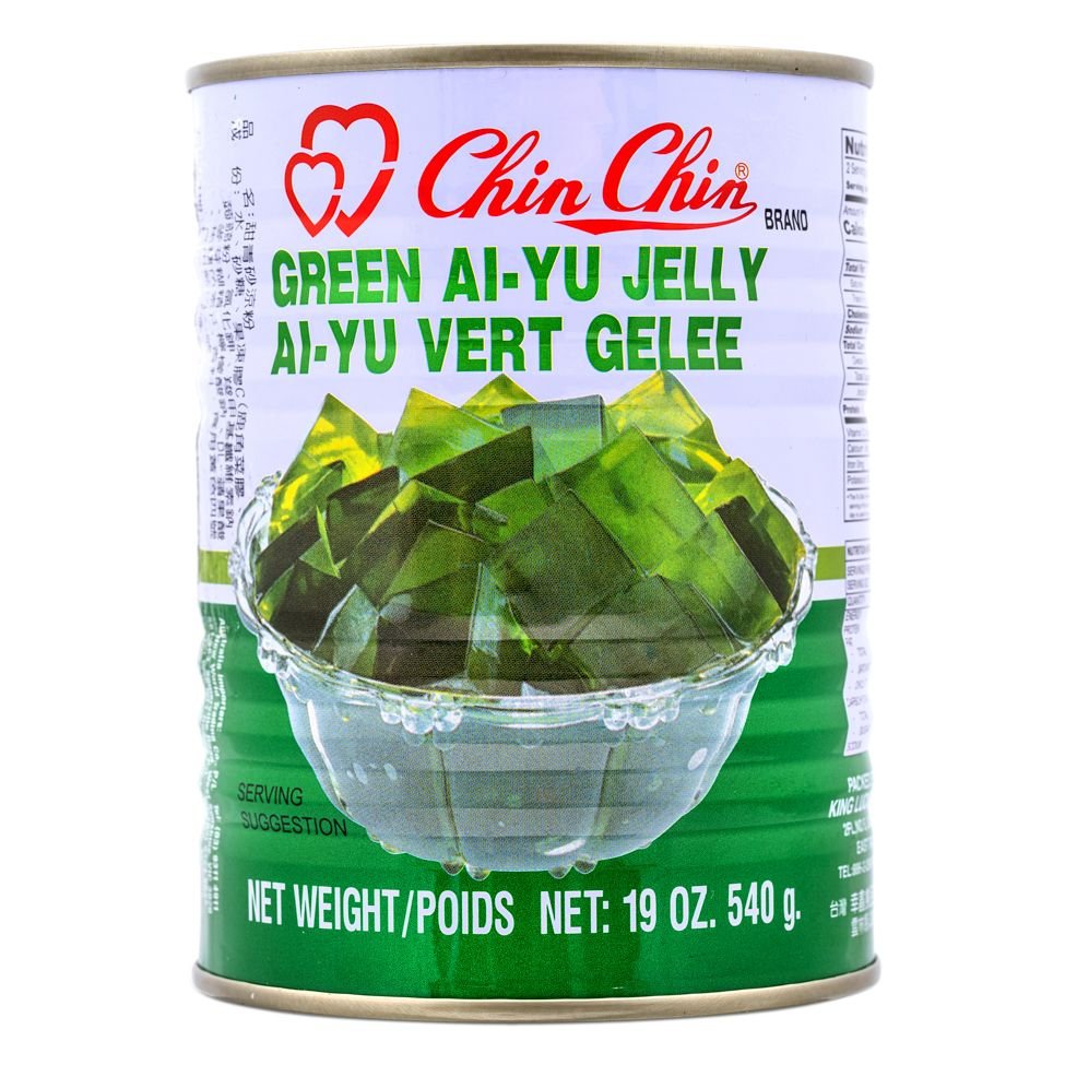 Light Gray CHIN CHIN BRAND Green Ai-Yu Jelly 540g