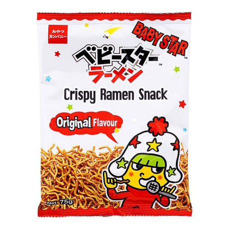Black BABY STAR Crispy Ramen Snack Original