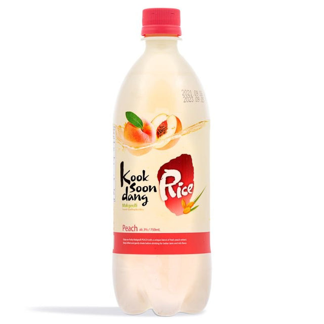 Bisque MAKEGEOLLI Rice Makgeolli - Peach 750ml 3% Alc