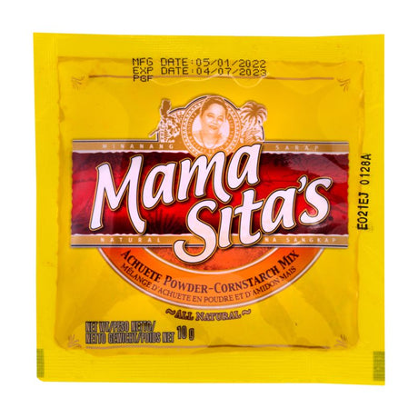 Orange MAMA SITA'S Achuete Powder-Cornstarch Mix 10g