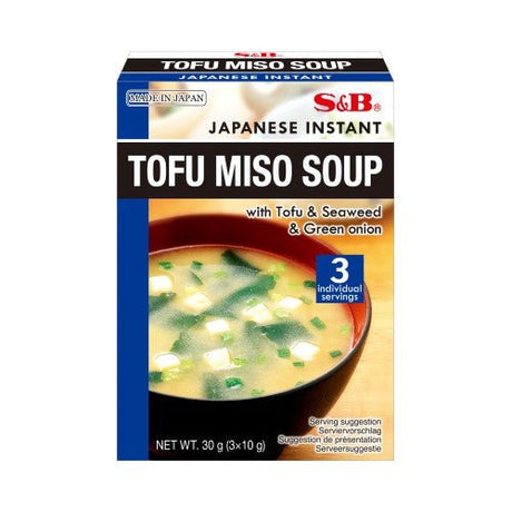 Midnight Blue S&B Japanese Instant Tofu Miso Soup 30g