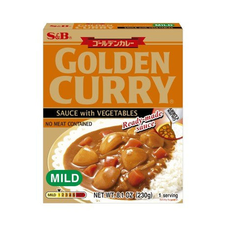 Chocolate S&B Retort Golden Veg Curry Mild 230g