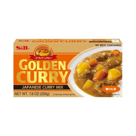 Goldenrod S&B Golden Curry Sauce Mix Mild 220g
