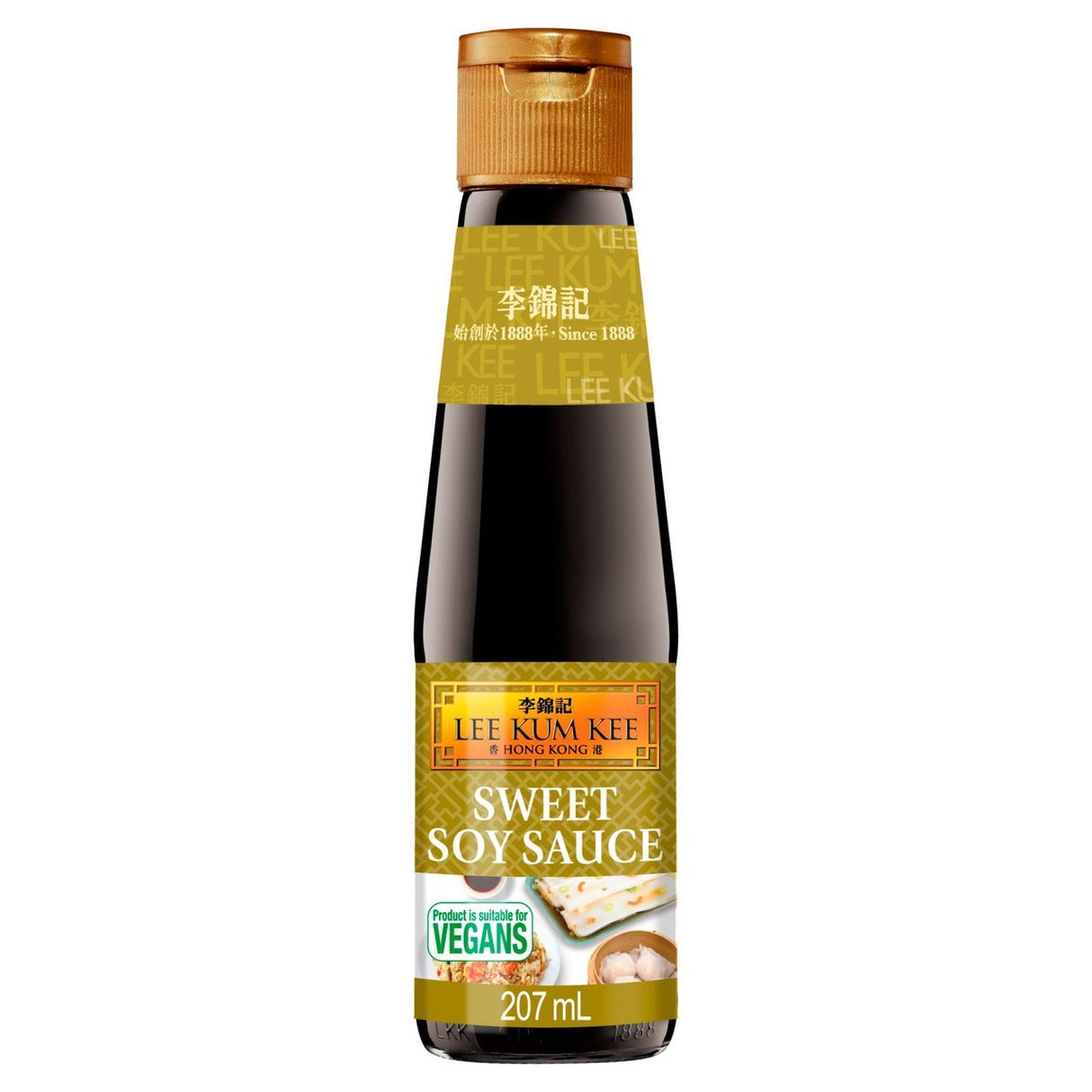 Dark Goldenrod LEE KUM KEE Sweet Soy Sauce For Dim Sum & Rice 207ml