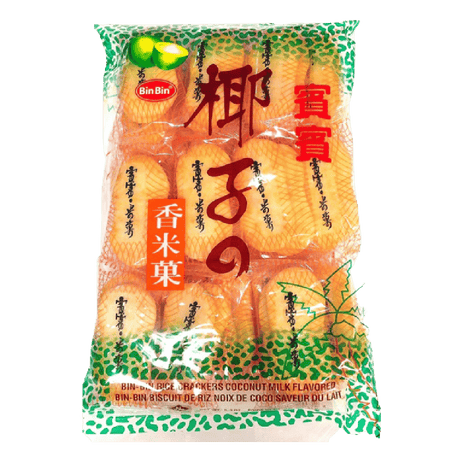 Sandy Brown BIN BIN Coconut Rice Crackers 150g