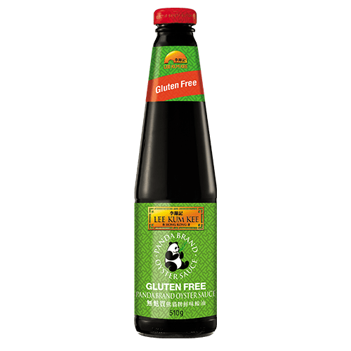 Black LEE KUM KEE Panda Brand Gluten Free Oyster Sauce 510g