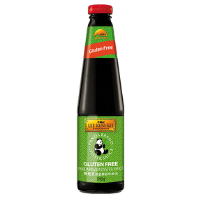 Black LEE KUM KEE Panda Brand Gluten Free Oyster Sauce 510g