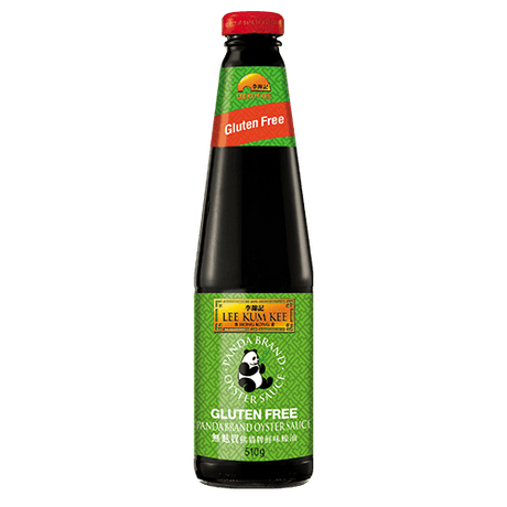 Black LEE KUM KEE Panda Brand Gluten Free Oyster Sauce 510g