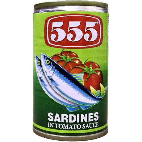 Dark Slate Gray 555 Sardines In Tomato Sauce 155g