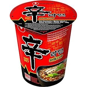 Black NONGSHIM Shin Cup Noodle (Gourmet Spicy) 68g