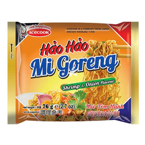 Goldenrod ACECOOK Instant Noodles Mi Goreng Shrimp & Onion Flavour 76g