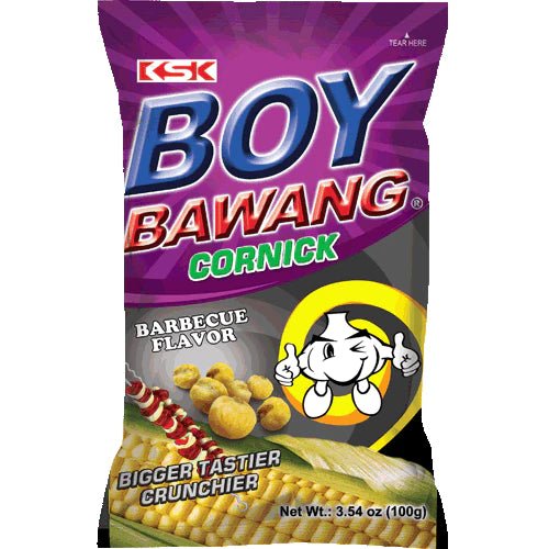 Dim Gray BOY BAWANG Cornick Barbeque Flavour 100g