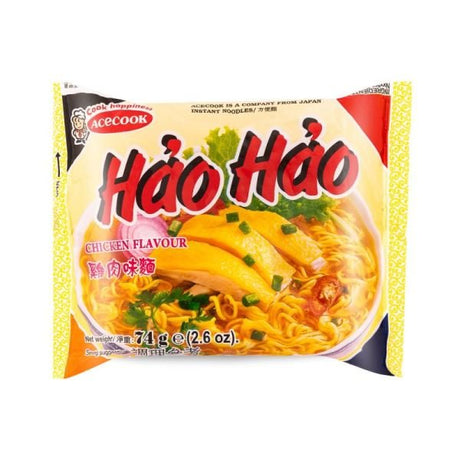 Wheat ACECOOK Hao Hao Instant Noodles Chicken Flavour 74g