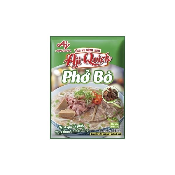 Dark Sea Green AJINOMOTO AJI-QUICK Pho Bo 57g