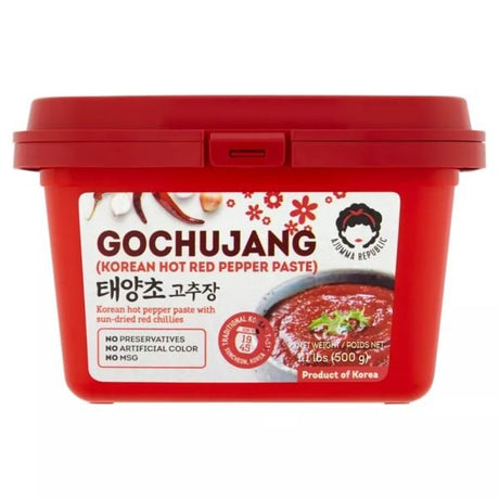 Antique White AJUMMA REPUBLIC Gochujang (Korean Hot Red Pepper Paste) 500g